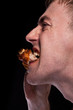 Photo: Eating chicken Eating chicken