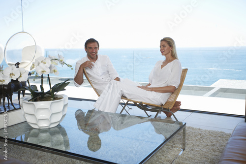 Photo: Couple in a luxurious villa Couple in a luxurious villa