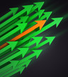 3d arrows background