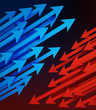 3d arrows background