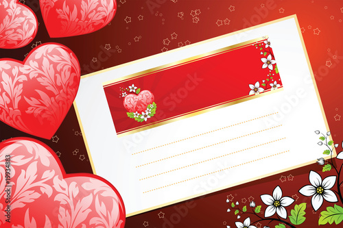 Vector: Valentine's Day card Valentine's Day card