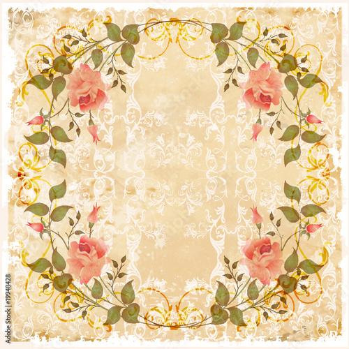 Vector: vintage greeting card vintage greeting card