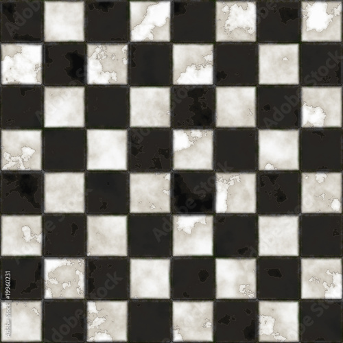Seamless black and white checkered texture Seamless black and white checkered texture