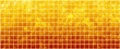 Banner of the iridescent  golden  squares