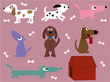 Collection of cute dogs