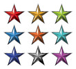 Set with nine stars