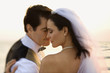 Photo: Newlywed Couple on Beach Newlywed Couple on Beach