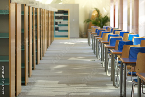 Empty school chair