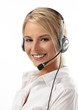 Customer Service Operator-Isolated over a White Background Customer Service Operator-Isolated over a White Background