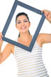 Framed Pretty Young Woman