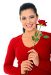 Happy Young Woman In Love