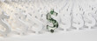 Dollar symbols (3D render)
