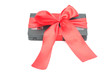 Videocassette tied with a ribbon