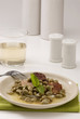 Spanish Cuisine. Broad beans, Catalan style.