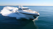 Yacht en méditerranée