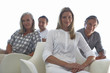 Photo: Young woman with her family Young woman with her family