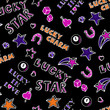 lucky charms, seamless vector half drop repeat lucky charms, seamless vector half drop repeat