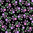 tulip ditsy, seamless vector repeat tulip ditsy, seamless vector repeat