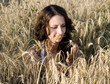 girl in wheat