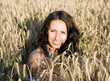 girl in field