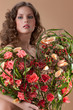 Young Woman With Flowers
