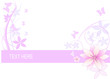 Flowers background with place for text