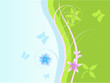 Abstract flowers background