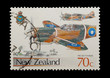 new zealand mail stamp featuring the P40 Kittyhawk