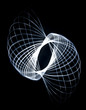 Abstract light trail
