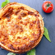 Quiche lorraine sur ardoise Quiche lorraine sur ardoise