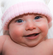 baby on white bed