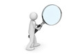 Searcher (3d isolated characters, business series) Searcher (3d isolated characters, business series)