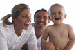 Young parents with their baby