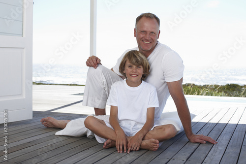 Foto: Father and son on vacation Father and son on vacation