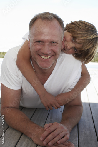 Foto: Happy father and son Happy father and son