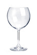Empty red wine glass