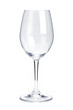 Empty red wine glass