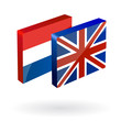 english dutch translation button 3d vector english dutch translation button 3d vector
