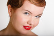 Lovely red-head young woman