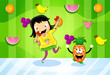 Fruit-eating Girl