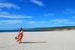 beach leisure walk