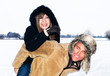 Gemeinsam im Schnee