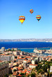Aerial view of Marseille City