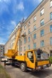 Heavy mobile crane truck