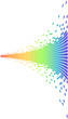 rainbow made from pixels rainbow made from pixels