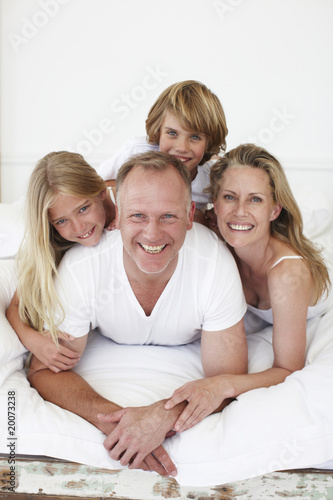 Foto: Beautiful family portrait Beautiful family portrait