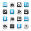 Matte Icons // Media & Entertainment