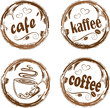 Kaffee, Cafe, Kaffeebohnen, Logo, buttons, coffee