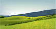 Mountain spring landscape
