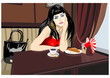 The romantic woman
